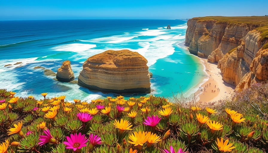 Coastal cliffs and ocean in San Diego during June