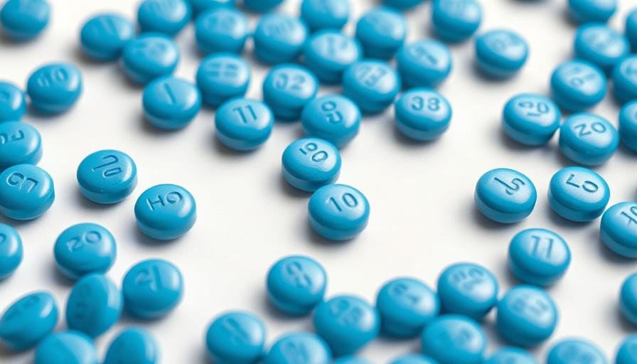 Blue antiretroviral pills symbolizing HIV treatment and research spending.