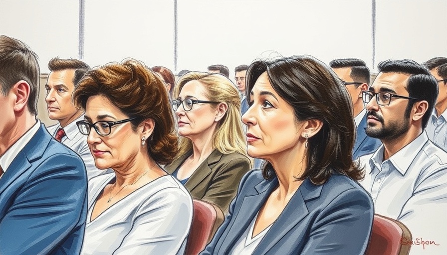 Courtroom sketch depicting trial scene for Diddy trial verdict