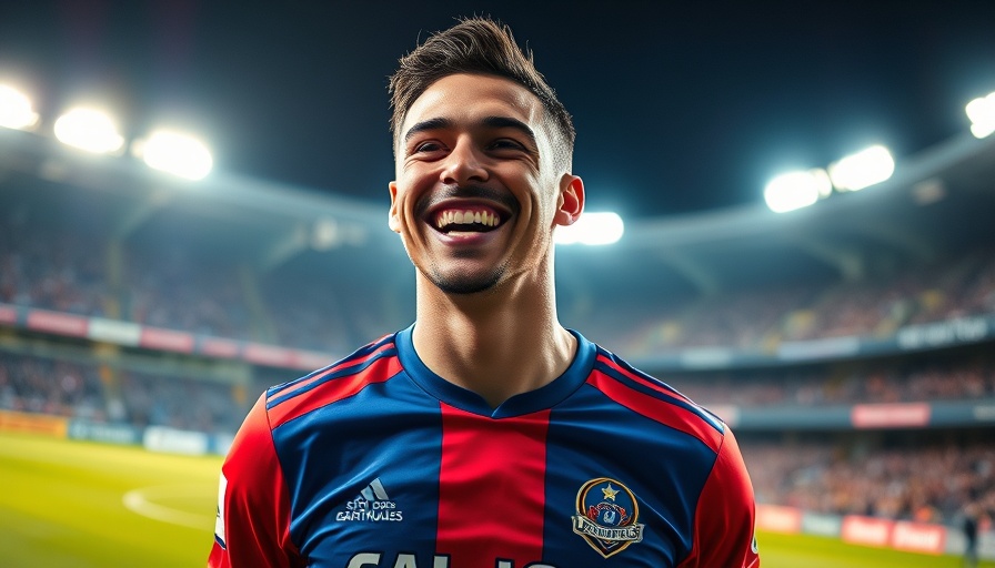San Jose Earthquakes player smiling on field after draw