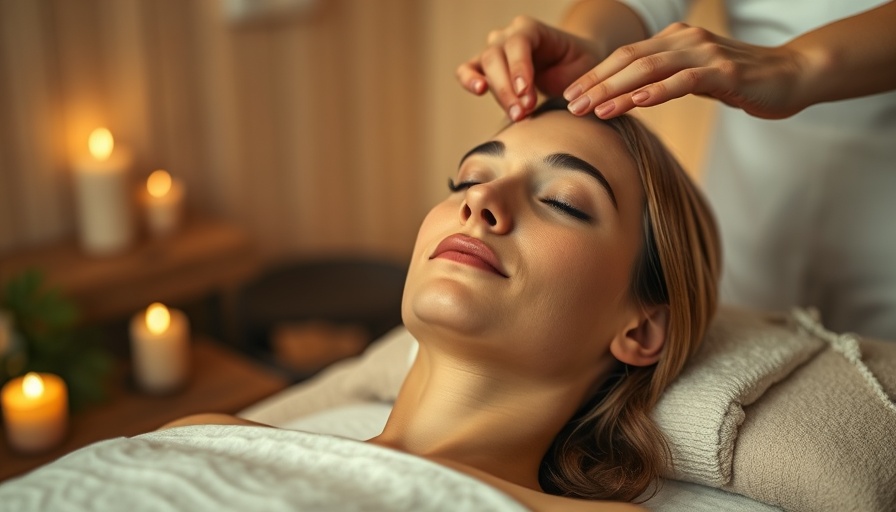 Reiki for Stress Relief: Peaceful session in serene spa setting.