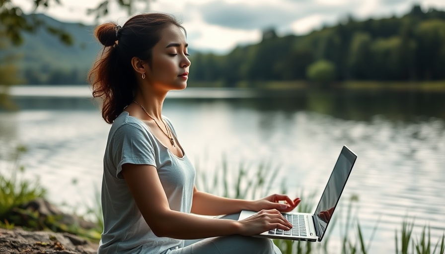 Guided meditation by lake for nervous system regulation