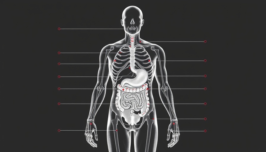 Acupuncture chart for gut health treatment