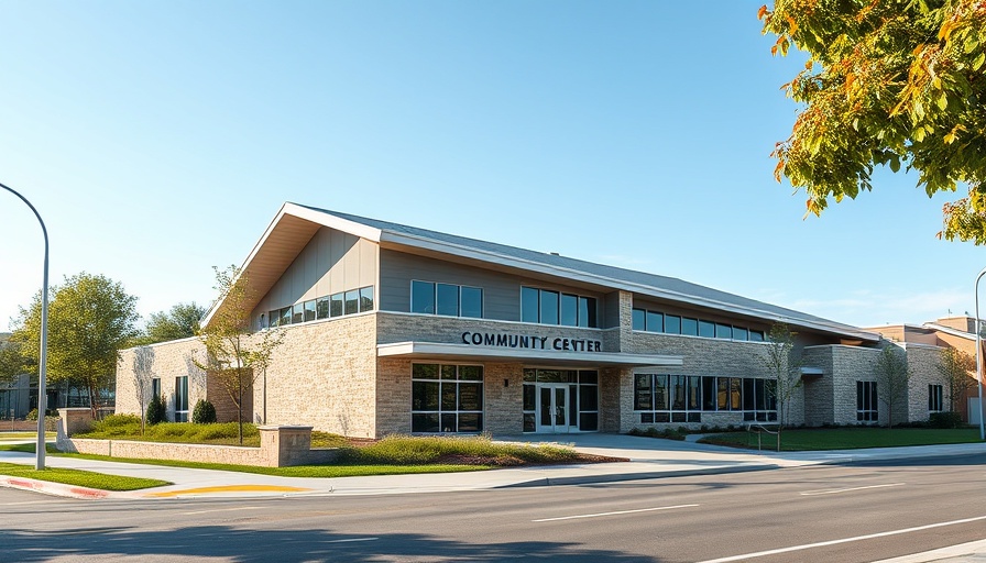 Modern Father Roman Community Center South Side with sleek design