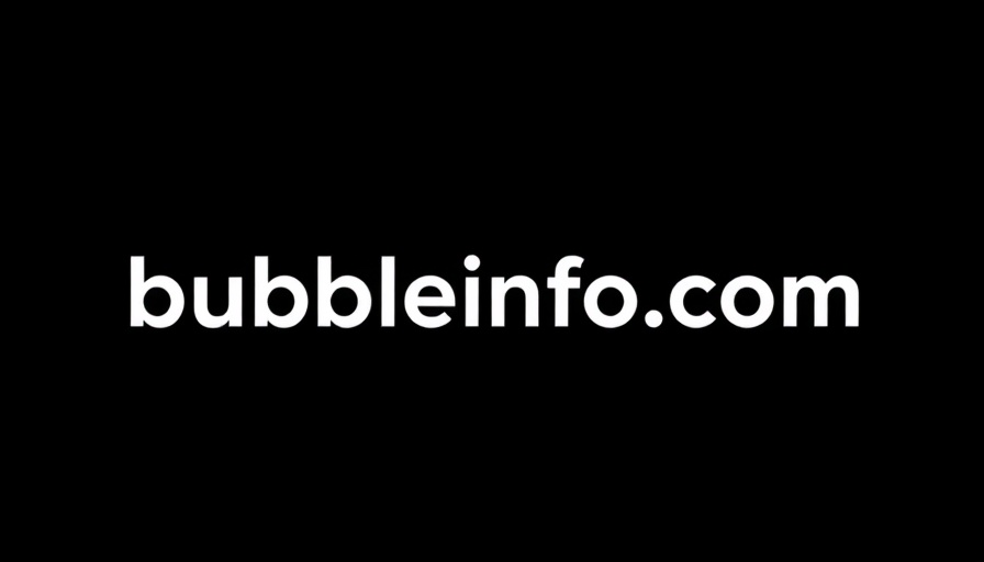 Bubbleinfo.com logo in white on black