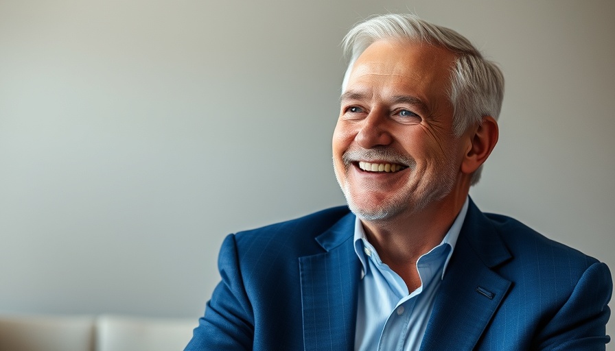 Confident man in suit, symbolizing California retirement spots
