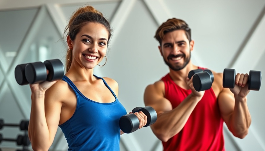 40 Min Full Body Dumbbell Workout demonstration with fit athletes.