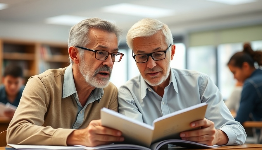 Older adults engaged in learning in a classroom setting.