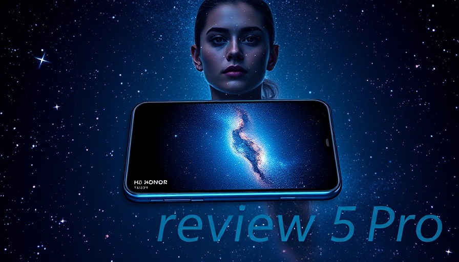 Honor Magic 5 Pro Review with smartphone under starry sky.