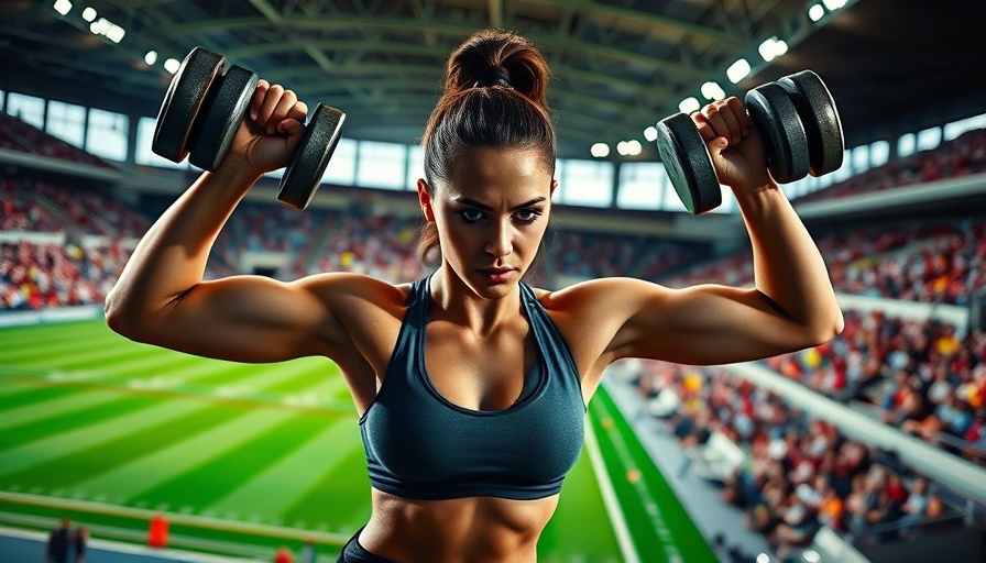 Athlete at 2025 CrossFit Games doing overhead lunges.