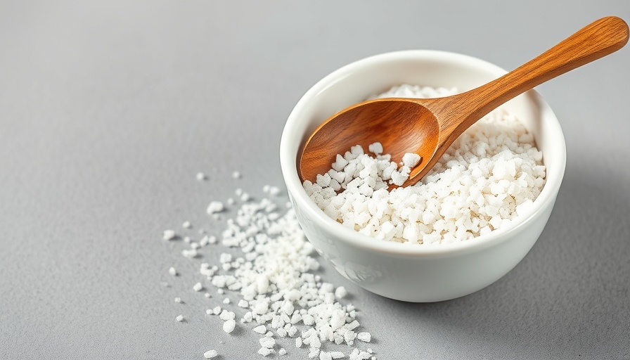 Artificial sweetener in bowl with spoon, early puberty and artificial sweeteners focus.