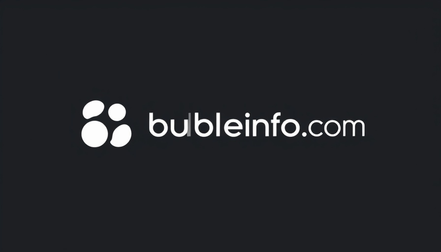 Bubbleinfo.com logo on dark background