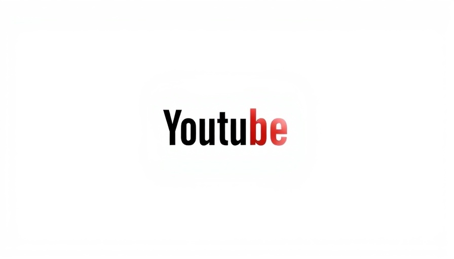Minimalistic YouTube TV logo design, flat style.