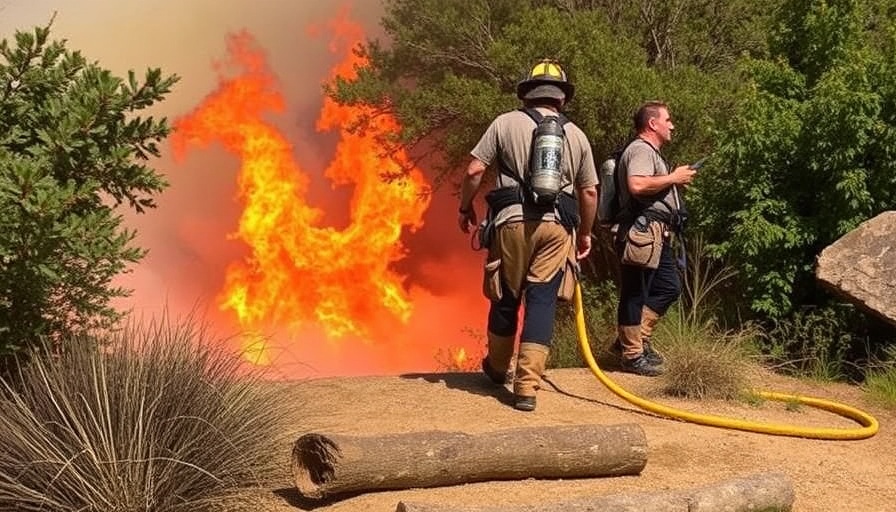 Fire crews brace for incoming heat, gusty winds