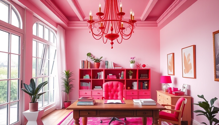 Colorful home office space highlighting benefits of taking breaks for mental health.