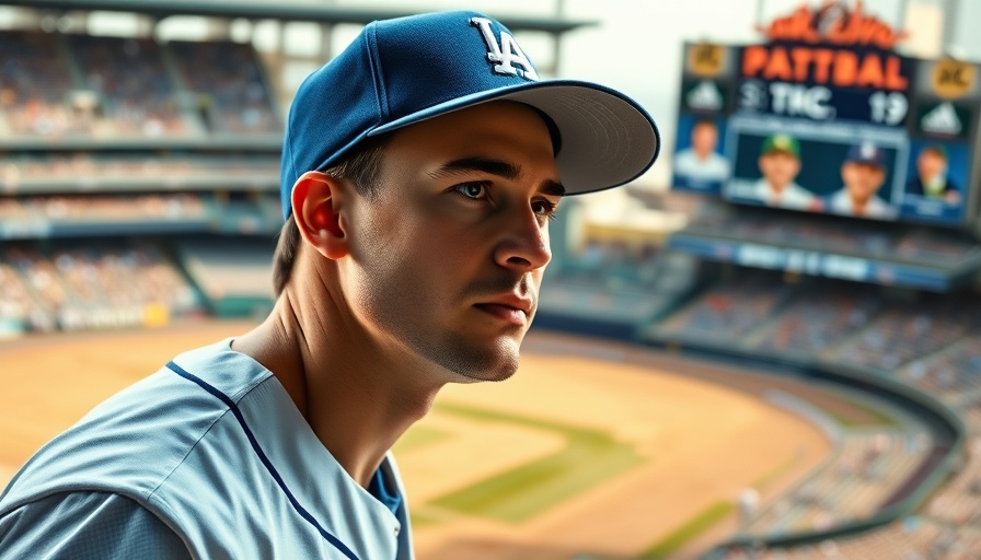 Roki Sasaki in Dodgers cap observing field in September return.