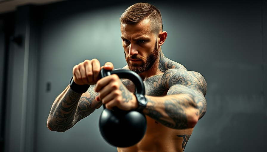 Tattooed man doing hamstring exercises for leg size and strength in gym.