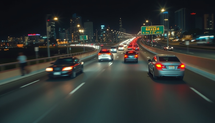 L.A. carjacker vehicle chase at night on freeway