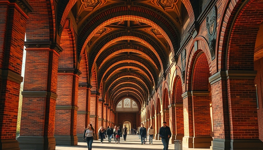 UCLA students walking under arches, symbolizing research grants restoration.