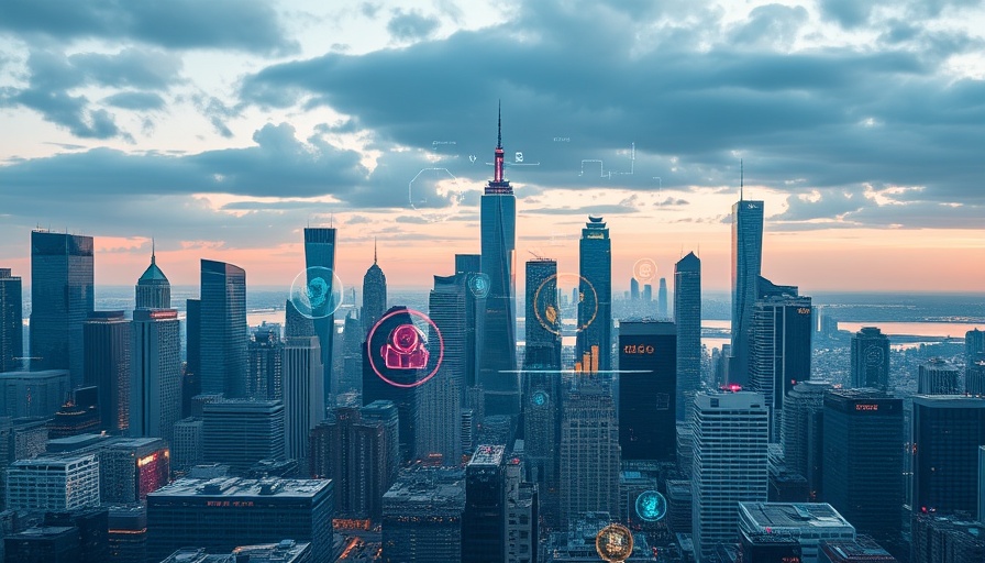 Bot security in real estate, digital security in urban skyline