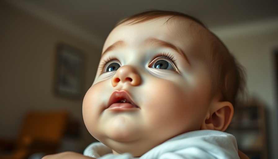 Missing Yucaipa infant in a close-up shot indoors.