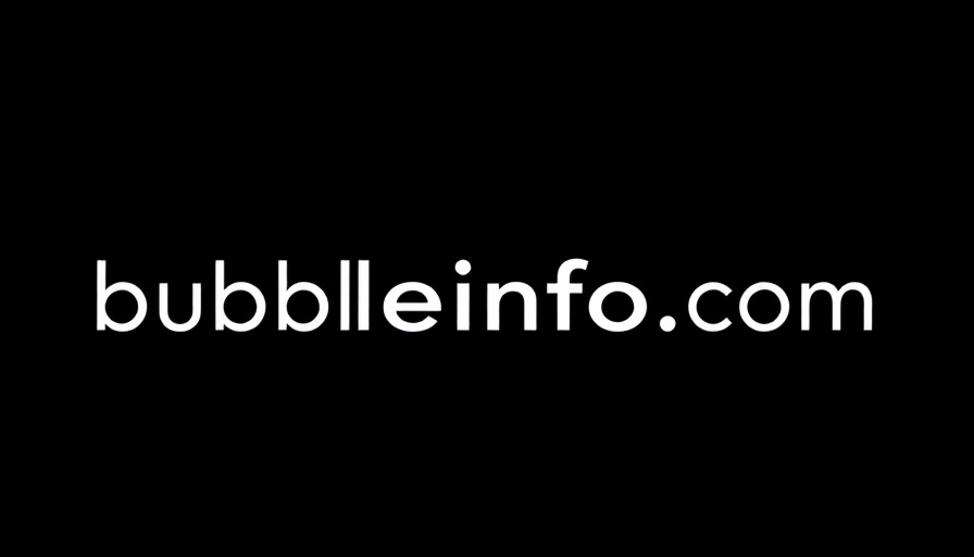 Logo for bubbleinfo.com, white text on black background.