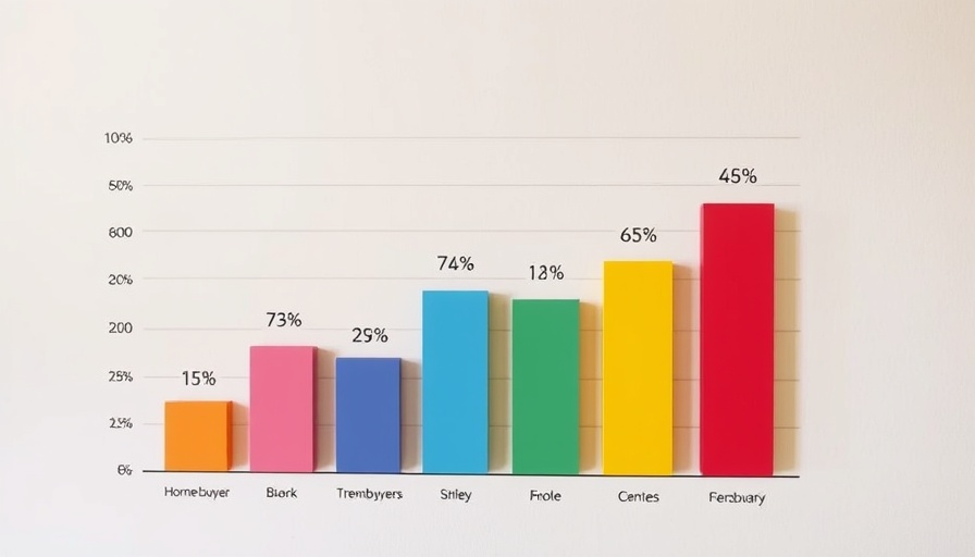 Graph depicting homebuyer percentages in vibrant colors.