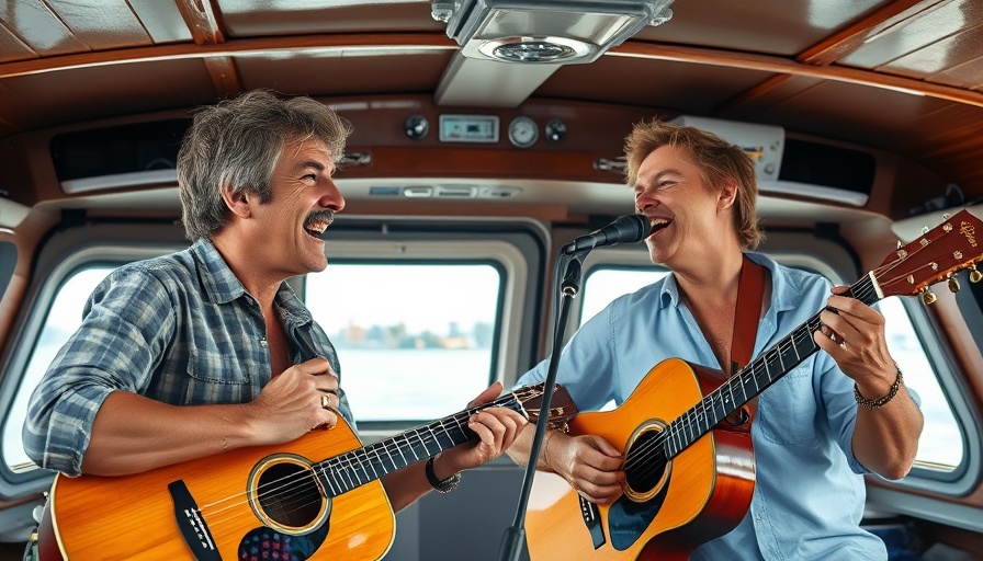 Live music performance on Portage Princess boat.