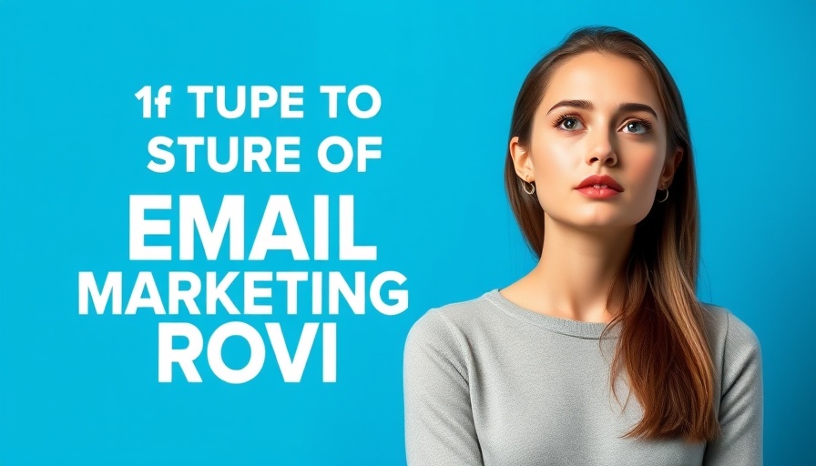 Email marketing ROI 2025 question with thoughtful woman.