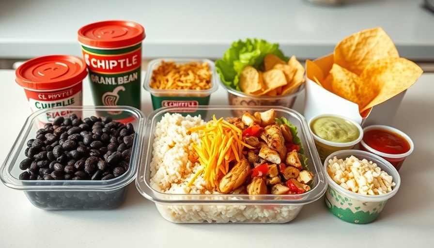 Chipotle Family Meals setup with delicious ingredients.