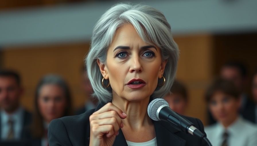 Confident female leader discussing CDC leadership changes