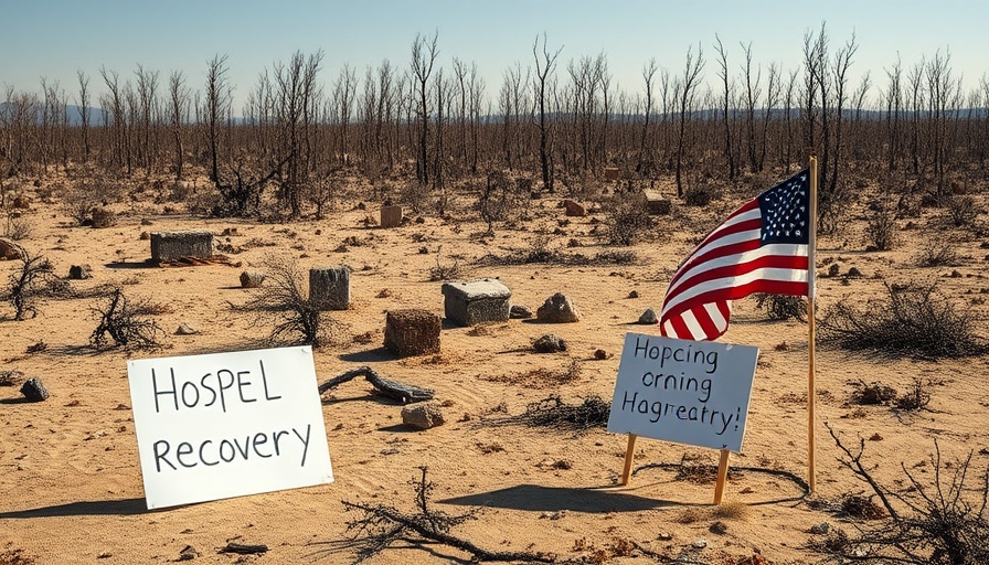 Rebuilding after California wildfires, hope and resilience.