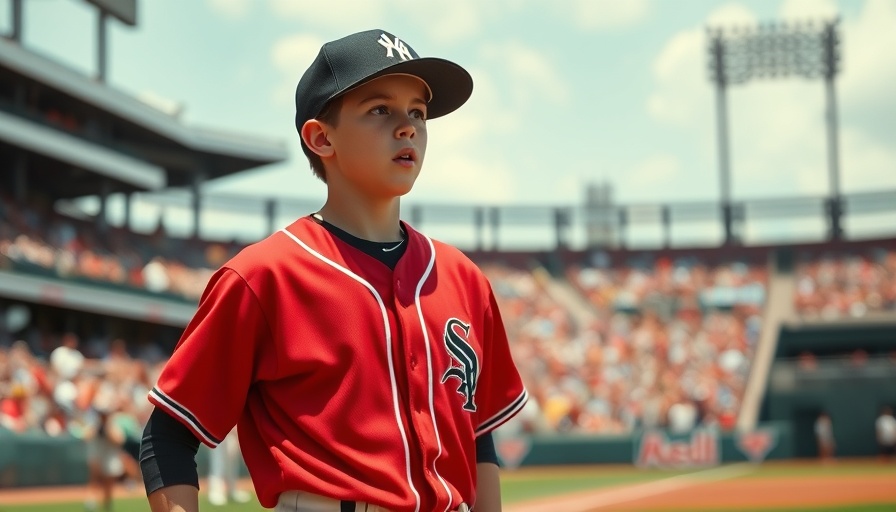 Young athlete on baseball field facing struggles in Major League Baseball.