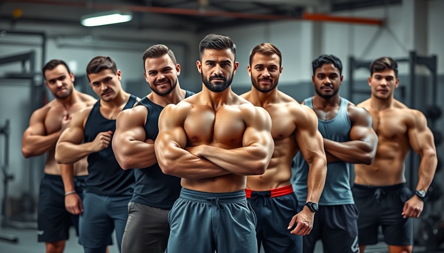 Gymshark LIFT:LDN group of athletes posing confidently in gymwear.
