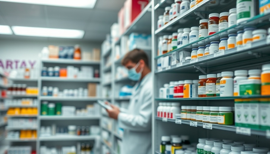 Pharmacy Benefit Managers drug pricing savings California in a pharmacy setting.