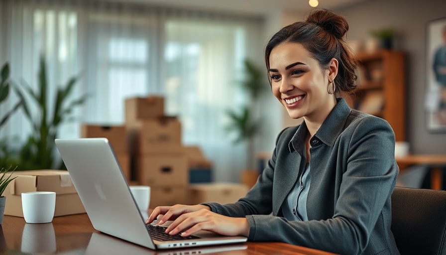Young woman working on laptop to reduce customer acquisition costs.