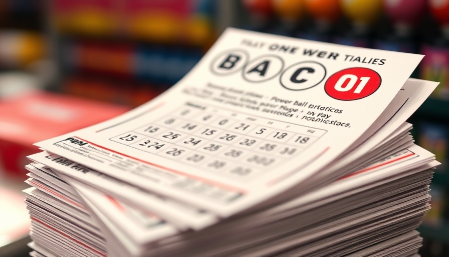 Powerball lottery tickets close-up, $1 billion Powerball jackpot.