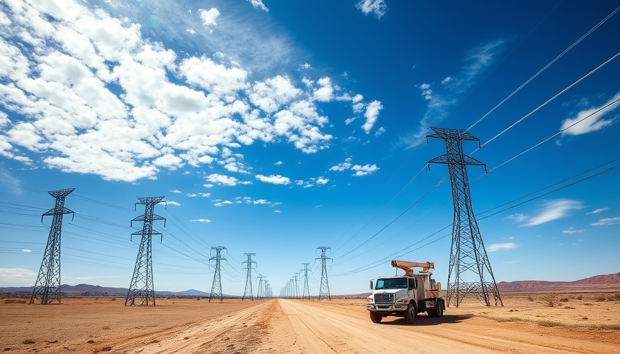 SDG&E transmission line in San Diego County landscape.