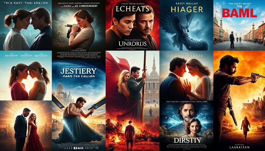 Fall Movie Guide 2025 featuring diverse movie posters.