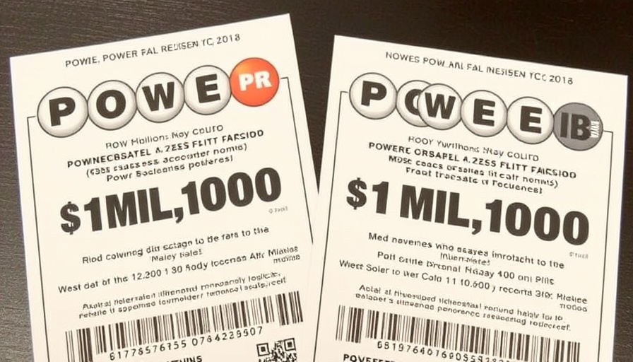 2 Powerball tickets each worth $1 million sold in SoCal