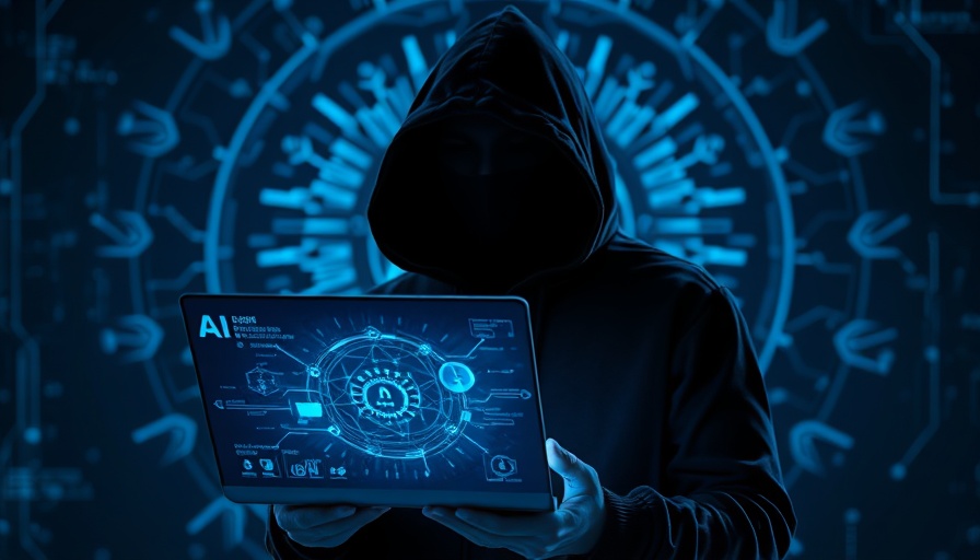 Hooded figure with laptop showing AI, highlighting promptware attacks prevention in smart homes.