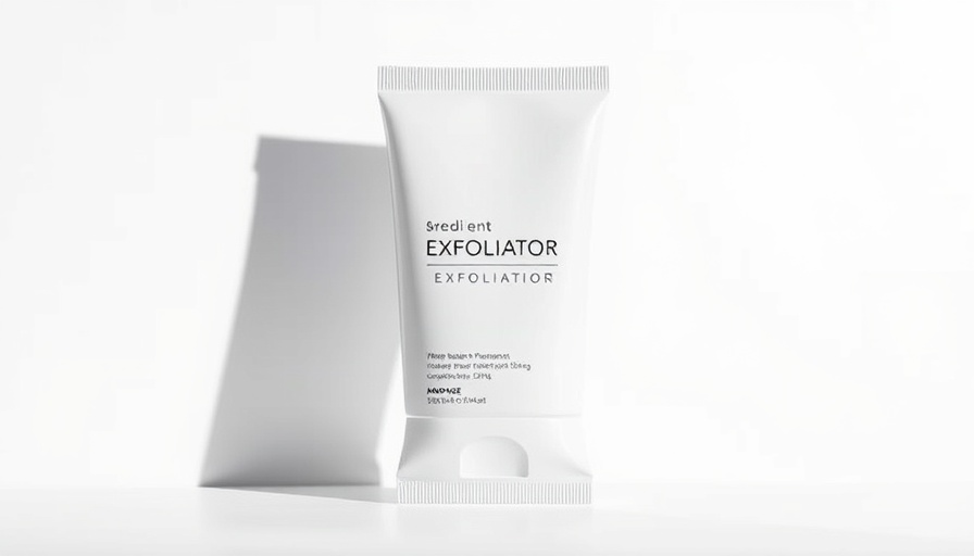 Sleek and modern PritiPolish Instant Glow Exfoliator package on white background.