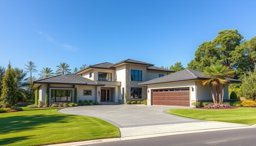 Santa Clara luxury home surrounded by lush greenery.