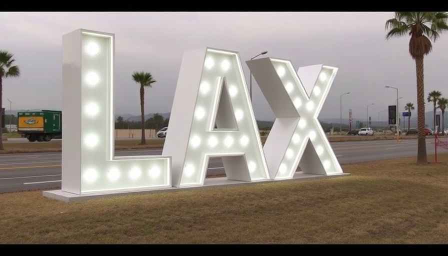 Watch: LAX letters sign comes down for roadway expansion project