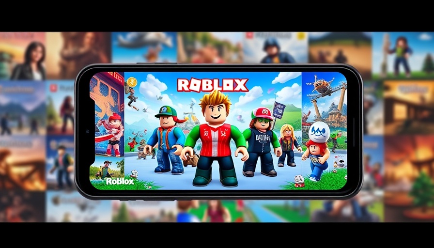 Roblox game on smartphone, video game franchises dominate Gen Alpha's attention.