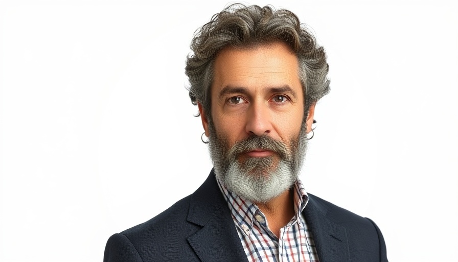 Mature man's portrait for NAD levels and longevity discussion.