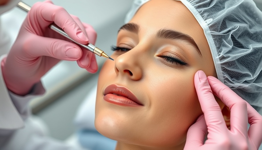Young woman receiving Botox treatment, Psychology of Botox concept