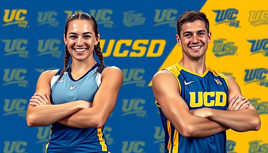 UCSD Athletes of the Week featuring volleyball and water polo players.