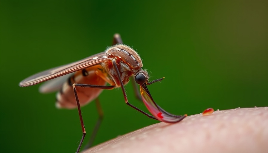 Close-up of a mosquito related to West Nile Virus San Diego.