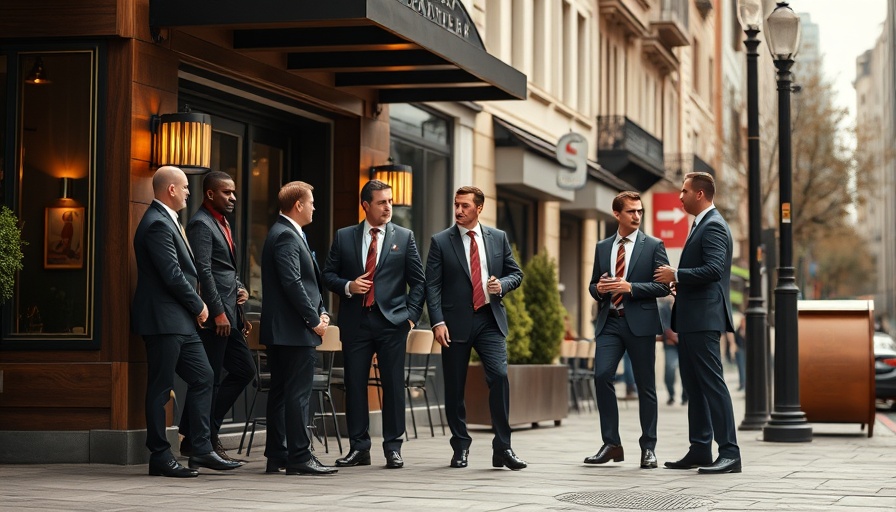 Trump dinner event at Washington restaurant amid political tensions, urban setting.